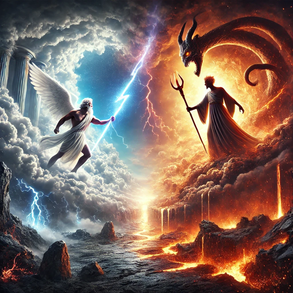 Zeus vs Hades – Gods of War Olympus